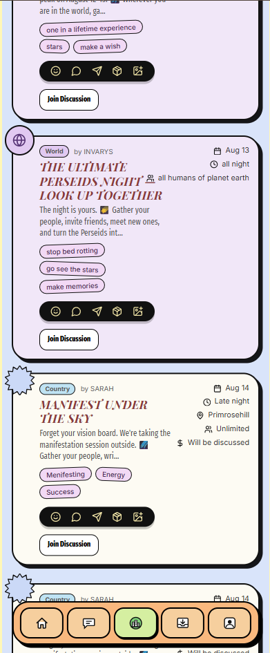 A worldwide Invarys planning